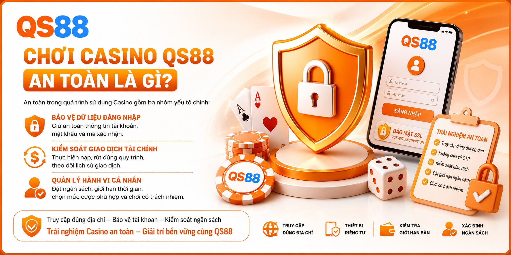 Chơi casino QS88 an toàn là gì