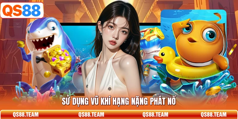 Hình minh họa một số sinh vật và hiệu ứng vũ khí trong trò chơi bắn cá.