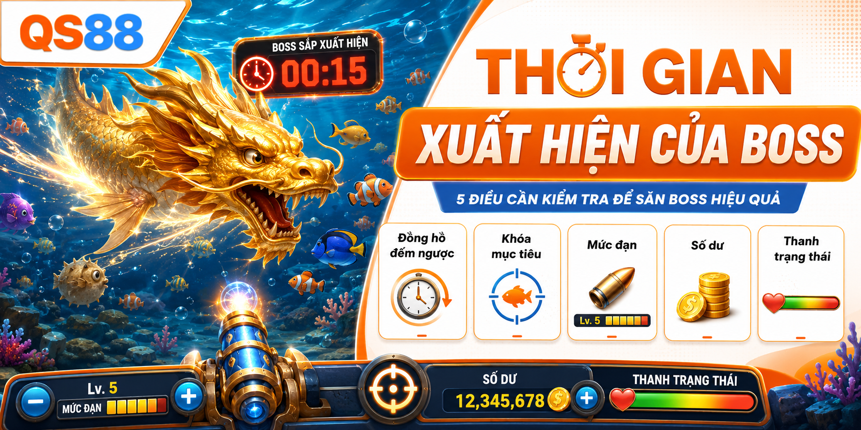 Thời gian xuất hiện của boss