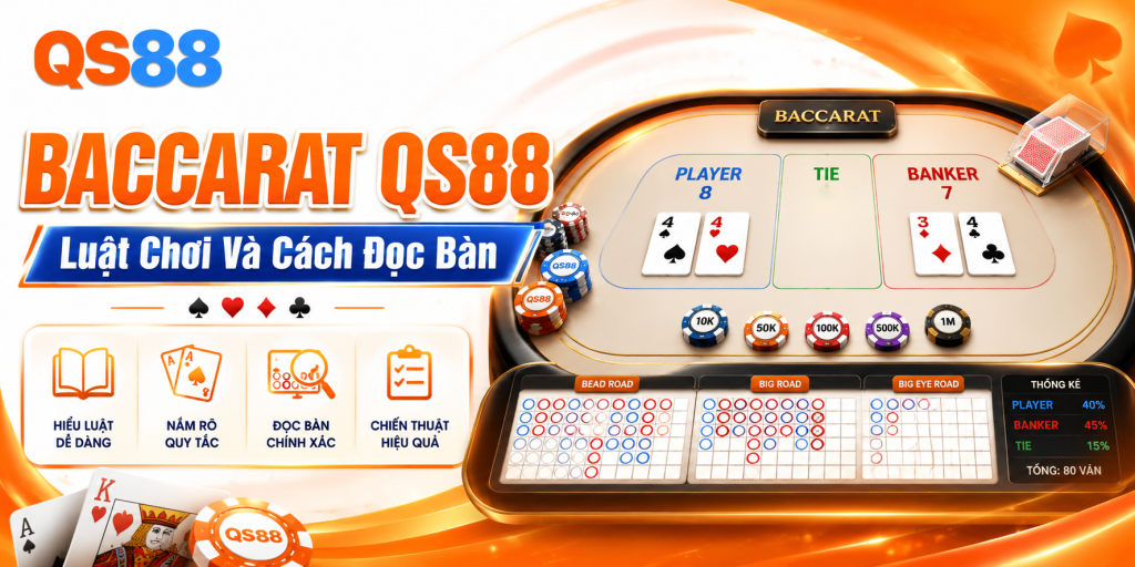 baccarat QS88 luật chơi và cách đọc bàn