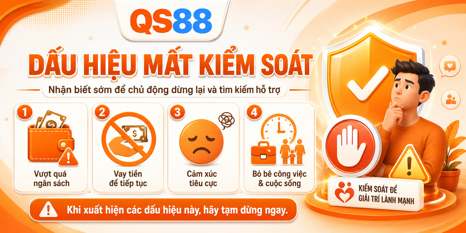 Dấu hiệu mất kiểm soát