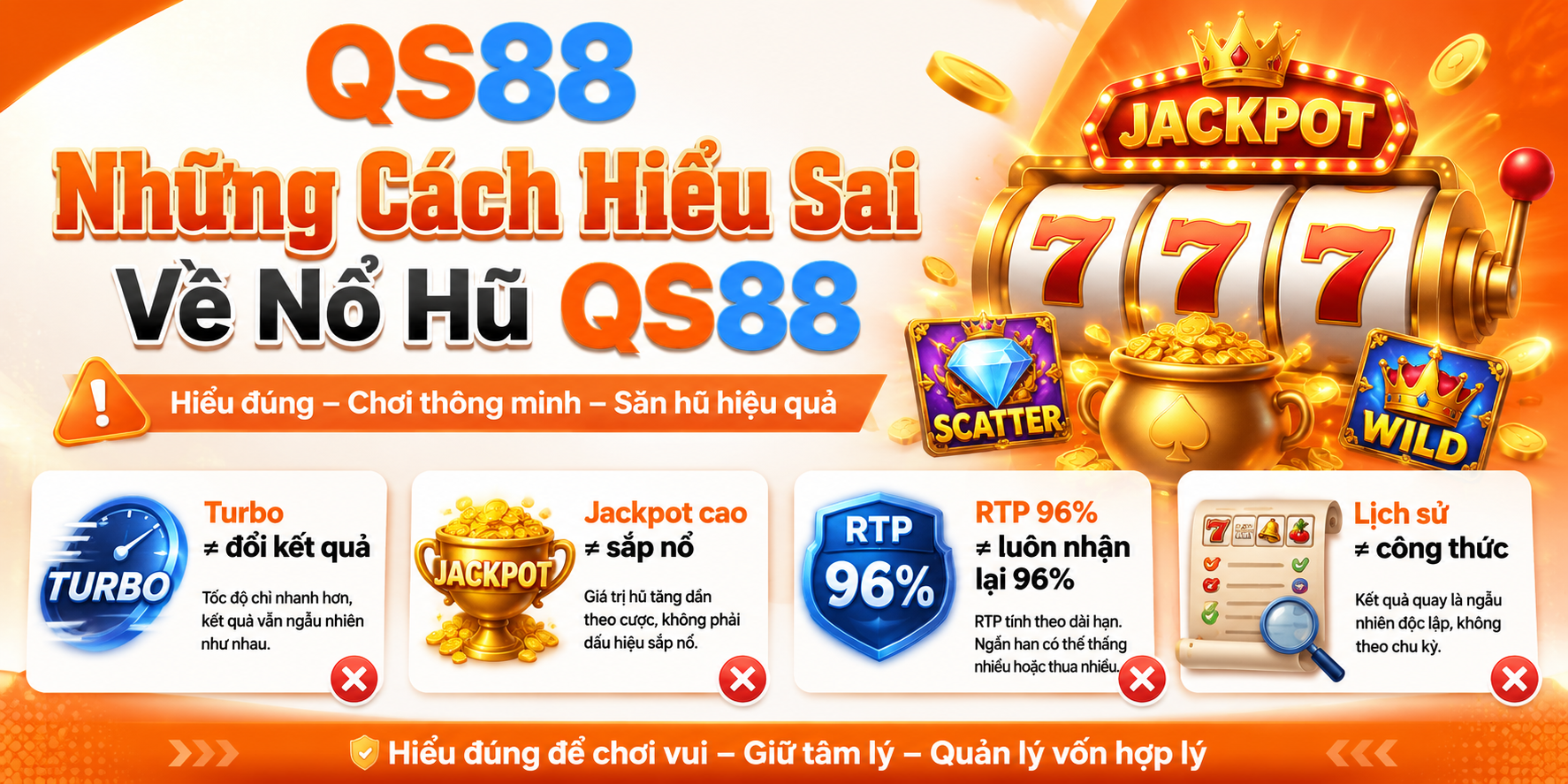 Những cách hiểu sai về nổ hũ