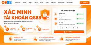 Xác minh tài khoản QS88